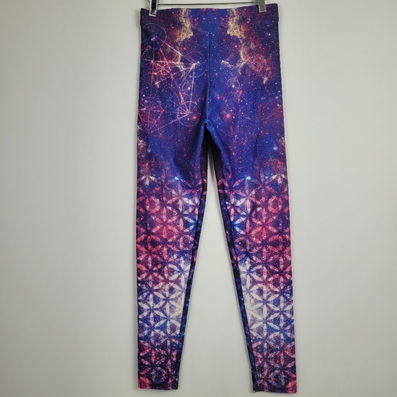Metatron’s Galaxy Leggings By Moodhoops Size Medium - Picture 12 of 13
